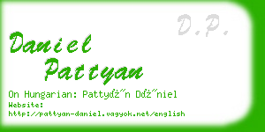 daniel pattyan business card